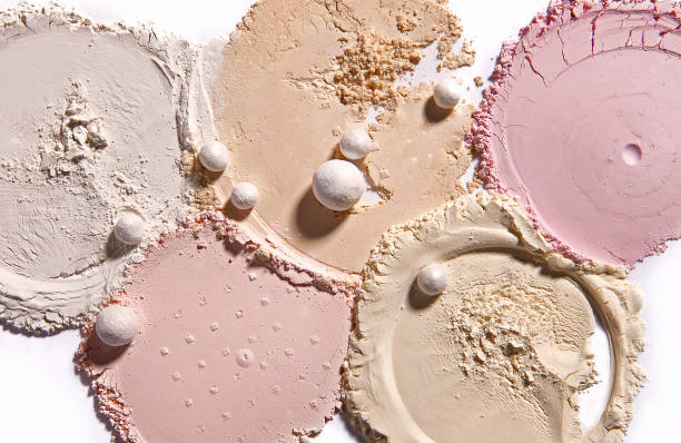 istock Close-up of crushed face powder make up blush 1408023858