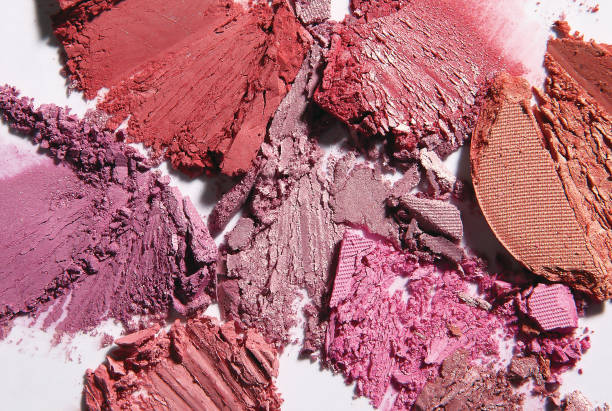 istock Close-up of crushed face powder make up blush 1408023868