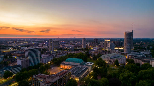 istock Essen cityskyline aerial view 1408032032