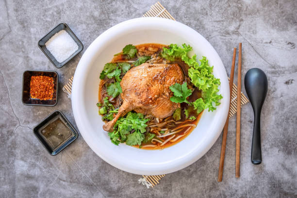 istock Duck Noodles Soup Asain Food. 1408034720