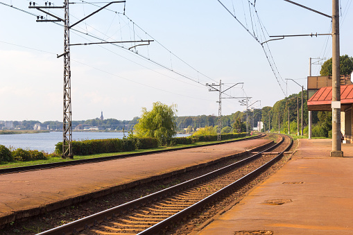 Majori railway station. Jurmala, Latvia
