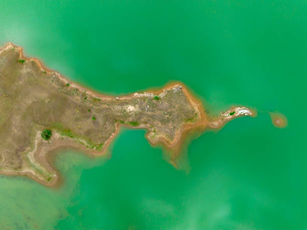 istock Island on green lake 1408045698