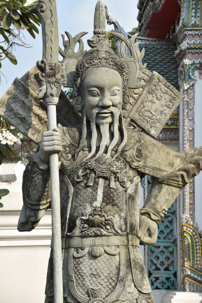 istock Thai Warrior Guardian Statue in Bangkok 1408048165