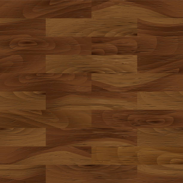 사실적인 다크 브라운 우드 질감 매끄러운 패턴. 나무 판자, 보드, 천연 짙은 갈색 바닥 또는 벽은 질감을 반복합니다. 디자인, 평면 인테리어, 인쇄, 장식, 사진 배경을위한 벡터 템플릿. - table nature brown backgrounds stock illustrations