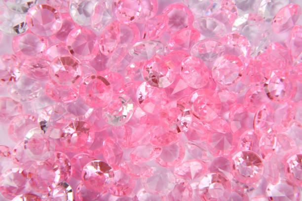 istock close up of the pink diamonds background 1408057438