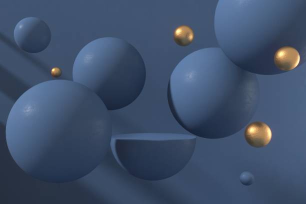 istock Abstract minimal scene, design for cosmetic or product display podium 3d render. 1408057890