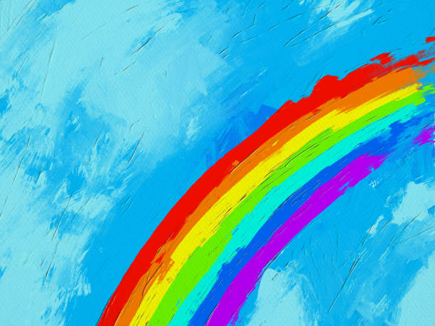 istock Abstract colorful painting background. 1408061084