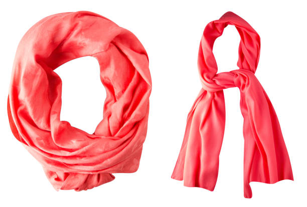 istock scarf summer. multicolored scarf. Scarf top view 1408063074
