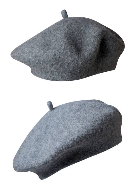 istock Beret isolated on white background. hat female beret 1408063153