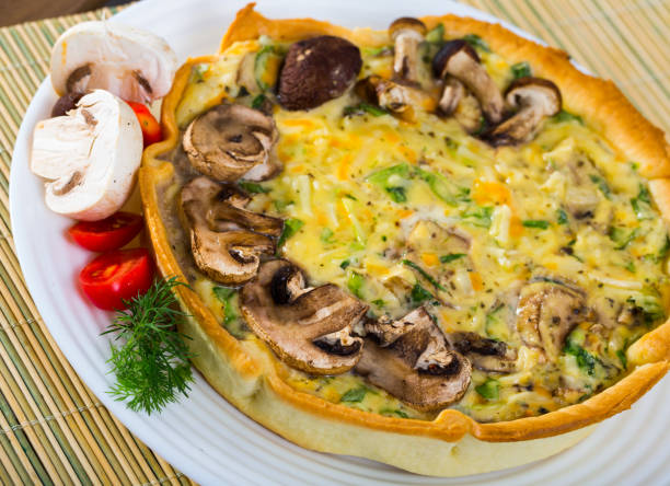 istock Quiche tart with mushrooms 1408072506