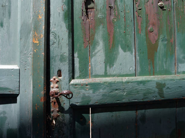 Doors in Alsace Old gate in Riquewhir in Alsace in France on 8.5.2011 türklinke stock pictures, royalty-free photos & images