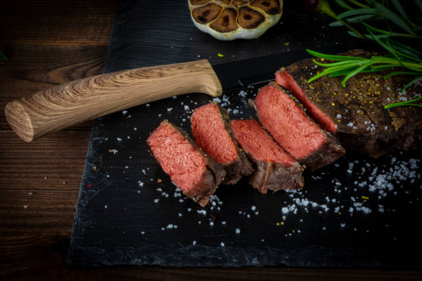 istock Barbecue Rib Eye Steak or rump steak 1408089412