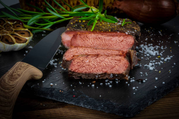 istock Barbecue Rib Eye Steak or rump steak 1408089642