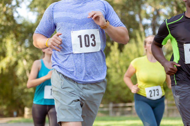 istock Group of athletes running in race 1408093756
