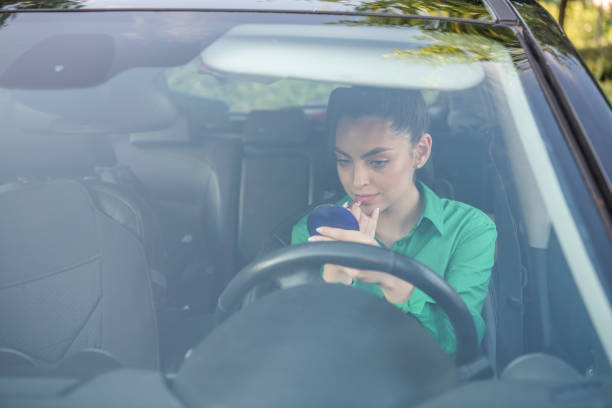 istock Girl in the car 1408095139