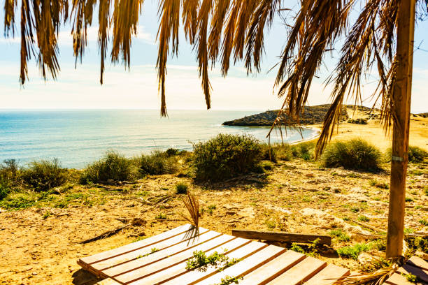 istock Beach sea shore. Coast in Murcia Spain. 1408105033