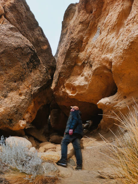 istock Man observing the rocky mountain 1408105284