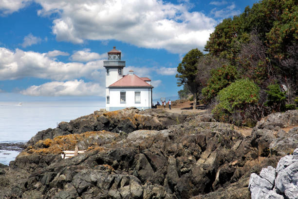 istock Lime kiln lighthouse, San Juan Island 1408120972