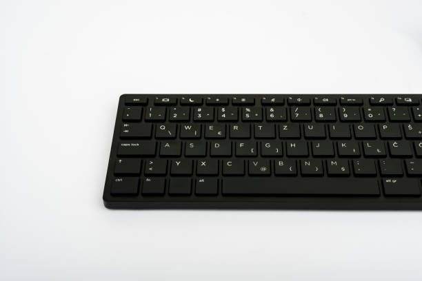 istock Computer Keyboard And Symbol.Information Medium For Communication.Laptop Keyboard For Typing New Ideas And Planning Development.Technological Equipment Accessing Internet 1408128268