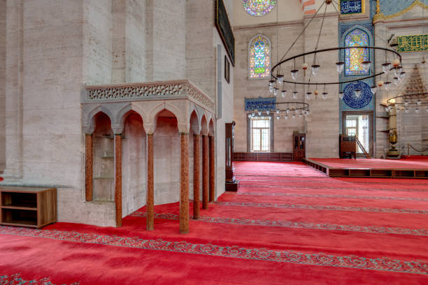 istock Suleymaniye mosque interior details 1408147341