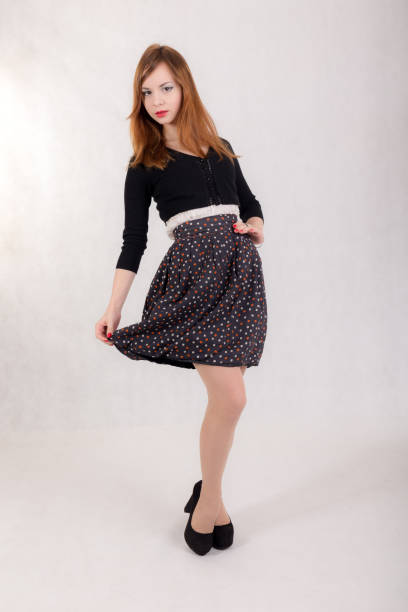 istock studio portrait of a slim girl 1408153690