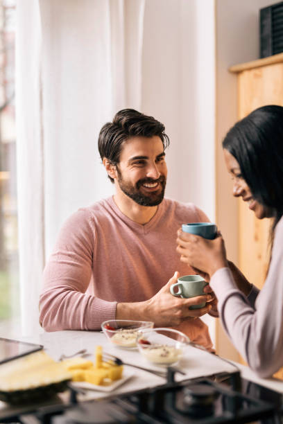 istock Multi-Ethnic Couple at Home 1408158205