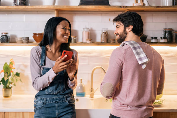 istock Happy Couple in the Kitchen 1408158223