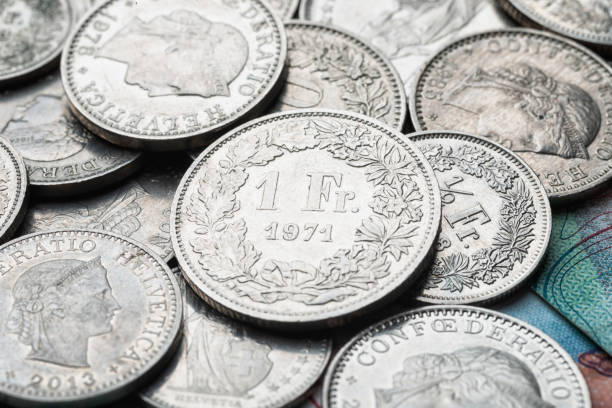 istock 1971 on 1 CHF coin currency Switzerland 1408166160