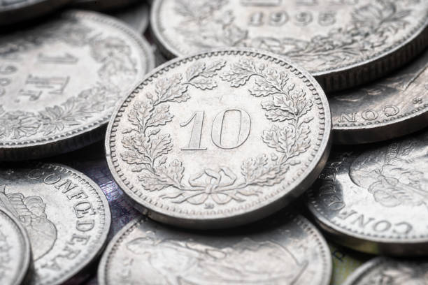 istock 10 cent franc coin currency CHF Switzerland 1408166174