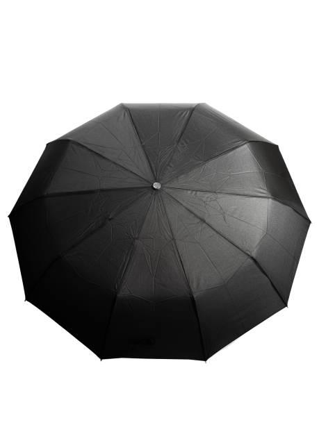 istock Black protective umbrella against rain and sun 1408166434