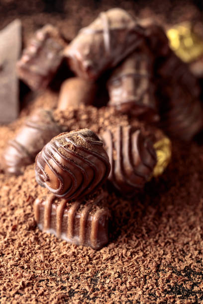 istock Chocolate candies sprinkled with chocolate chips. 1408168779
