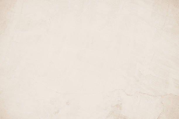istock Old concrete wall texture background. Close up retro plain beige color cement material surface rough for show or advertise promote product content on display and brown paper design element concept. 1408169141