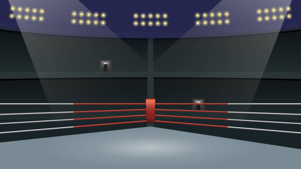 istock Boxing ring, arena for sports fighting.Vector illustration 1408170948