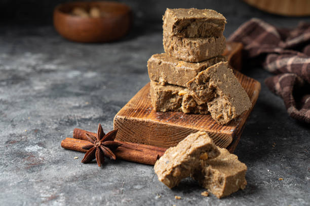 istock Traditional Asian sweetness , dessert- halva 1408171051