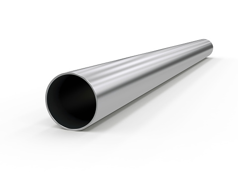 3D visualization of a pipe on a white background