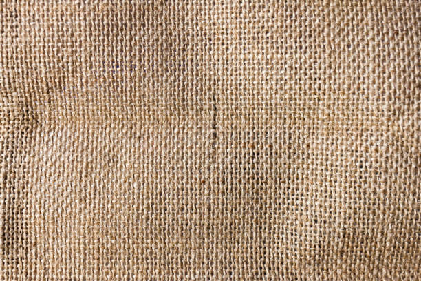 primer plano de tela tejida a partir de arpillera - sack burlap burlap sack bag fotografías e imágenes de stock