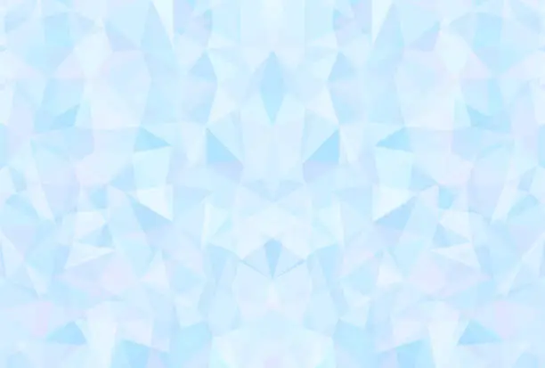 Vector illustration of light blue low poly crystal vector background for banners, cards, flyers, social media wallpapers, etc.