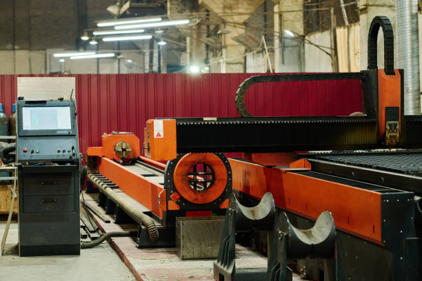 istock Modern machinery for factory production 1408190995