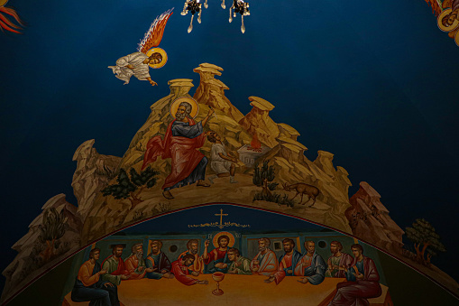 Traditional orthodox church interior