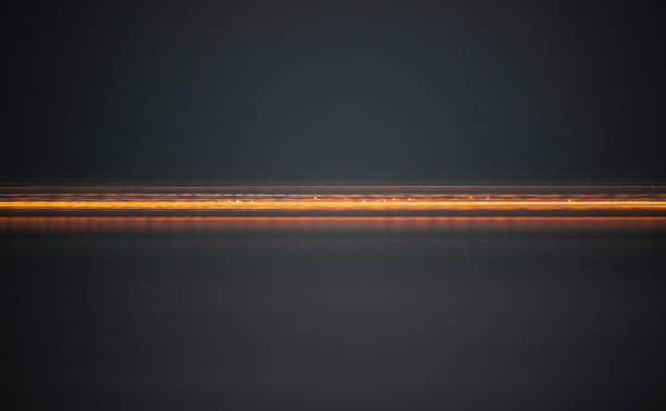 Free Stock Photo of Orange Light Streaks in the Night Sky | Download ...