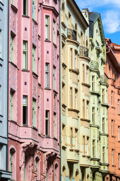 The Josefov district is part of the Old Town of Prague in the Czech Republic; it constituted the city's Jewish ghetto. This district is often represented by the flag of the Jews of Prague, a yellow Star of David on a red background.