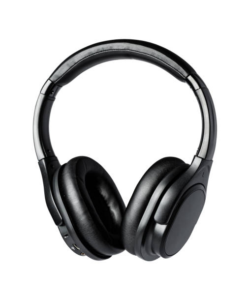 istock Protective headphones for shooting isolated on white 1408200153
