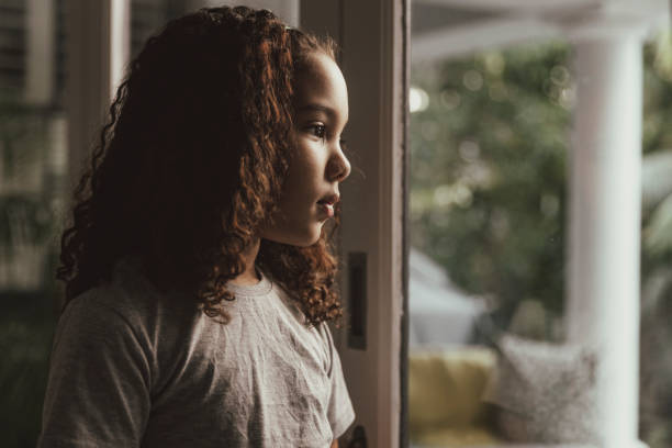 istock Sad unhappy little girl 1408204575