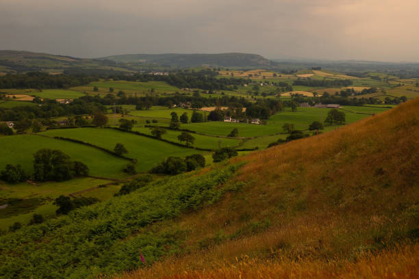 istock Beautiful English hills before the rain 1408207244