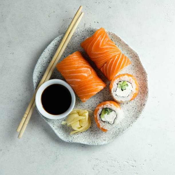 istock Philadelphia sushi rolls 1408211866