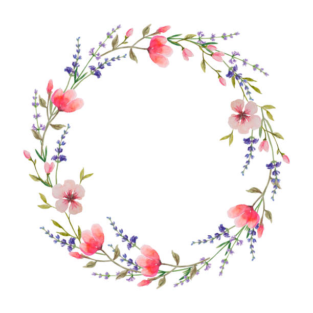 wedding image design---beautiful white wreath