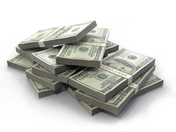 istock Pile of 100 dollar bill wads 1408233267