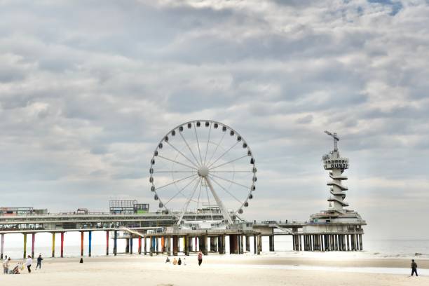 istock Famous Scheveningen beach in Holland 1408235910