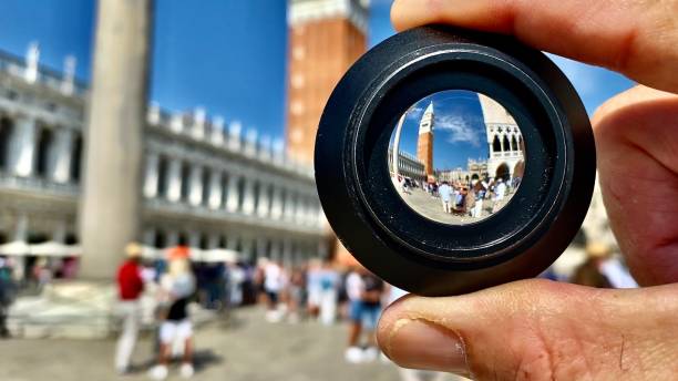 istock through the lens - st. mark's square in venice, italy. 1408239885