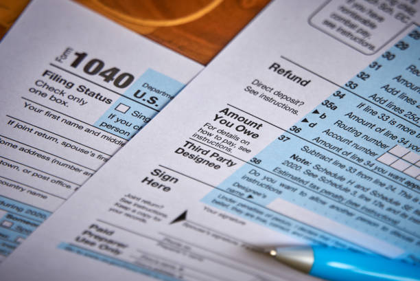 istock US 1040 Tax Form 1408240127